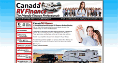 Desktop Screenshot of canadarvfinance.com